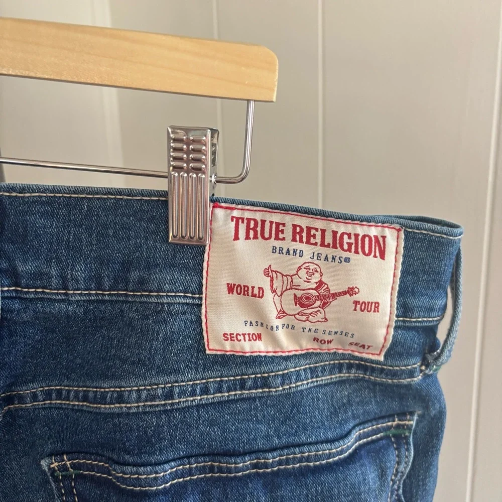 True Religion Rocco Flap Skinny Jean Men’s 32x32 NWT Medium Blizzard Wash